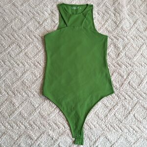 Abercrombie & Fitch Seamless Fabric Green Bodysuit. Size Small.